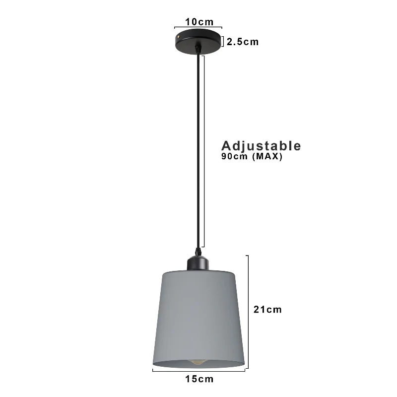 Modern Pendelleuchte & Hangelampen mit Coolie Lampenschirm~2998
