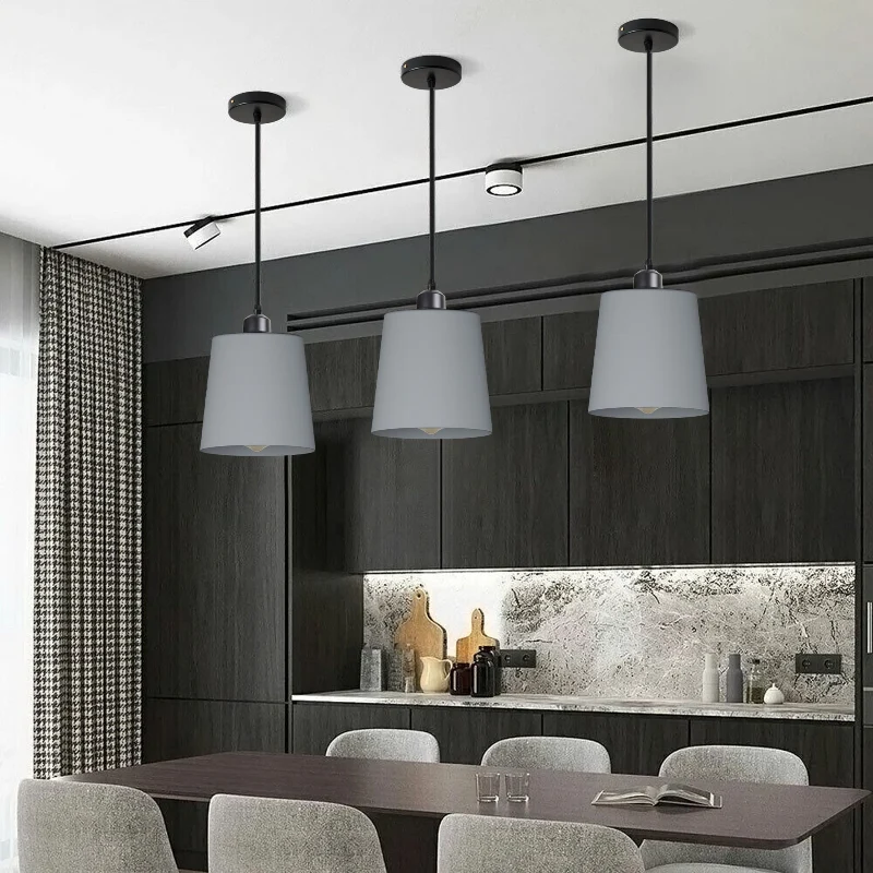Modern Pendelleuchte & Hangelampen mit Coolie Lampenschirm~2998