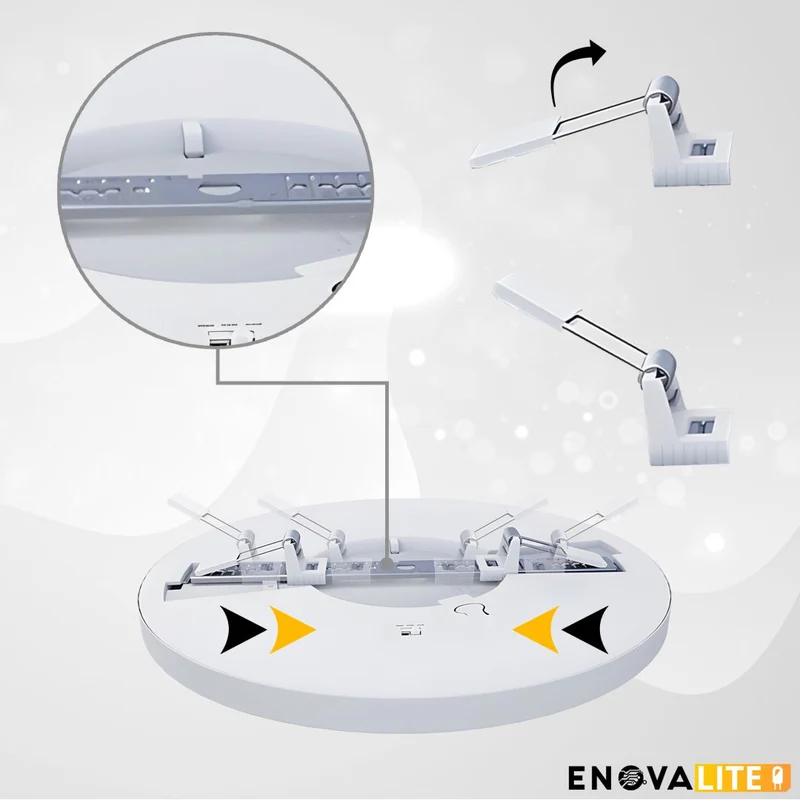 6er Set LED CCT Einbauleuchte, 18 W, 1880 lm, 3000–6000 K