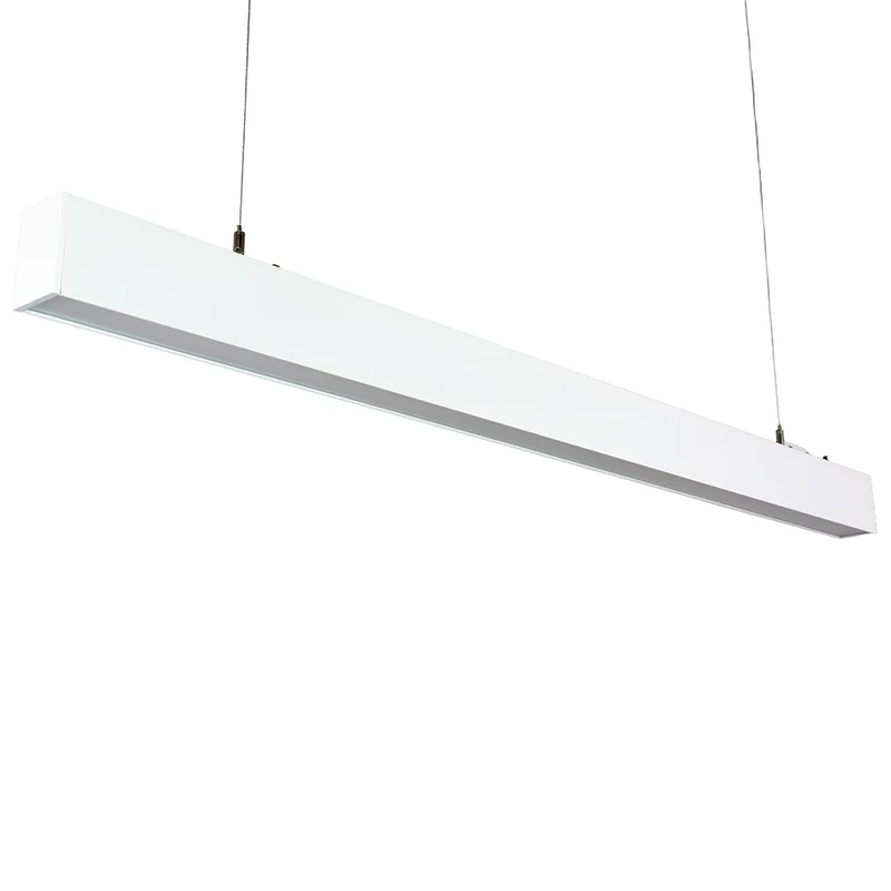 LED Büro-/Tresenleuchte Up&Down, weiß, 120 cm, 30 W, 3600 lm, UGR<19, 3000-6500 K (CCT), LIFUD Netzteil, erweiterbar, Aluminium