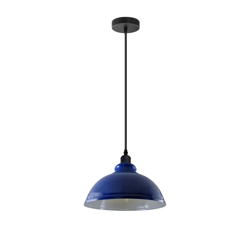Retro Pendelleuchte Blau Hangelampen | Ø 29cm | E27 ~ 2955