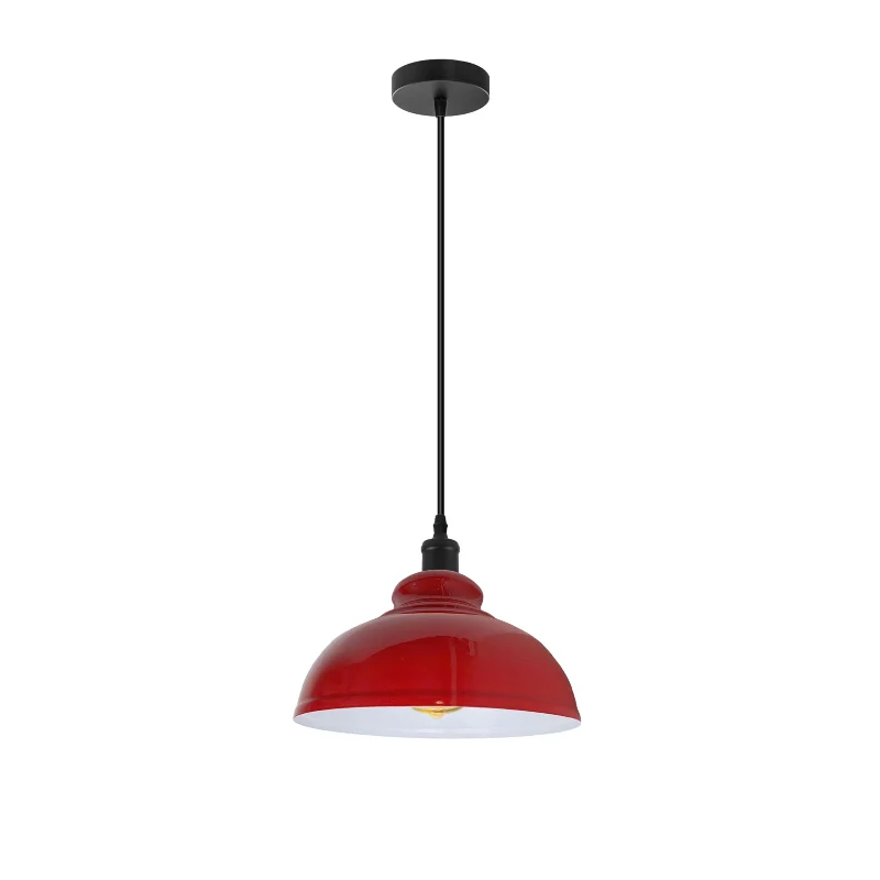 Industrie Rot Pendelleuchte | Ø 29cm | E27 ~2957