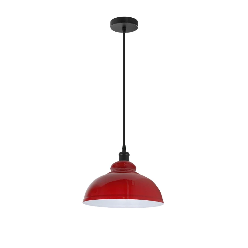 Industrie Rot Pendelleuchte | Ø 29cm | E27 ~2957