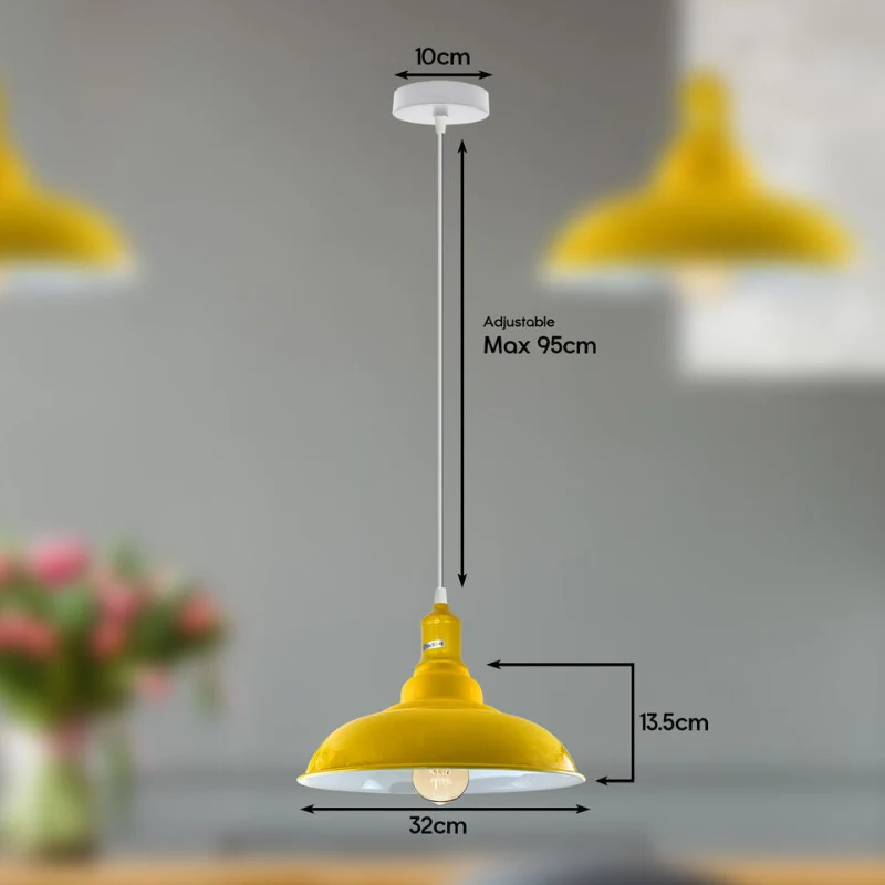 Badezimmerlampen decke hangend lampenschirme gelb~3003