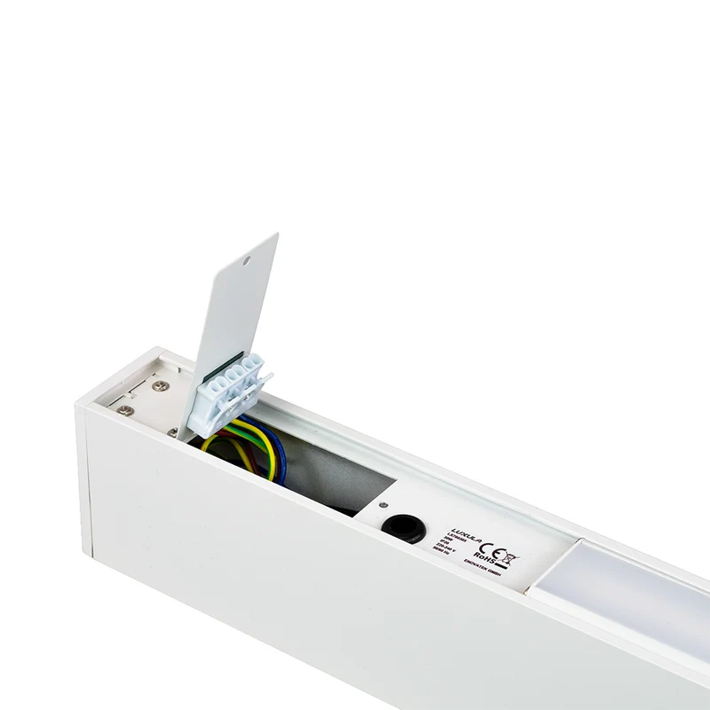 9er-Pack LED Büro-/Tresenleuchte Up&Down, weiß, 120 cm, 30 W, 3600 lm, UGR<19, 3000-6500 K (CCT), LIFUD Netzteil, erweiterbar, Aluminium