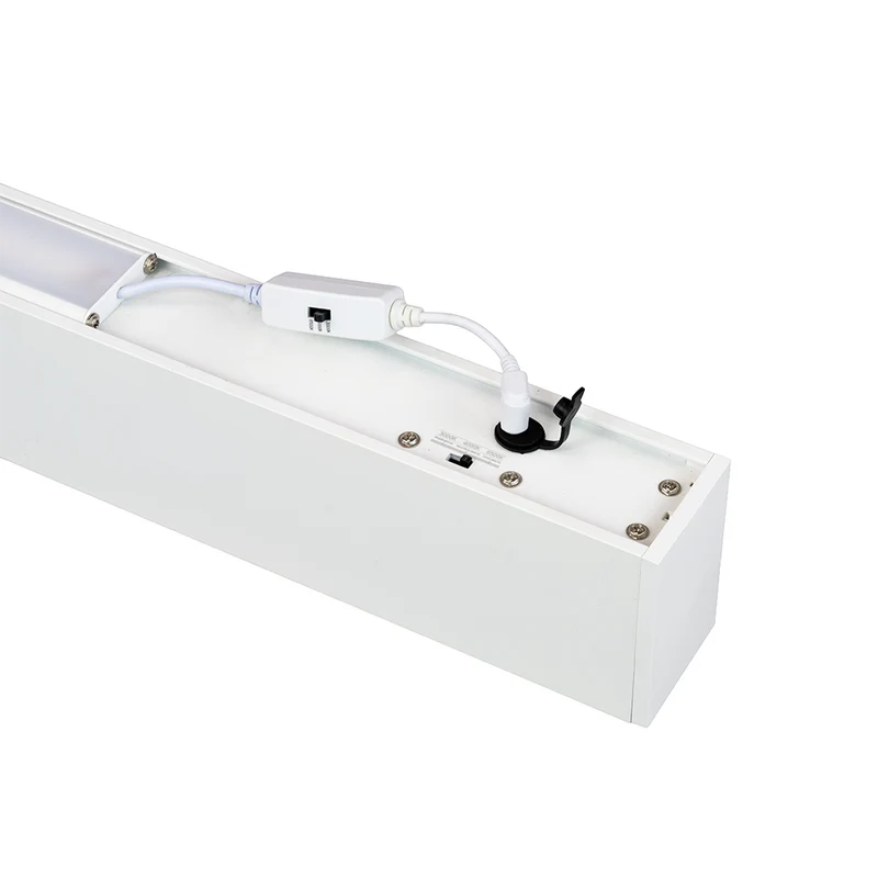 6er-Pack LED Büro-/Tresenleuchte Up&Down, weiß, 120 cm, 30 W, 3600 lm, UGR<19, 3000-6500 K (CCT), LIFUD Netzteil, erweiterbar, Aluminium