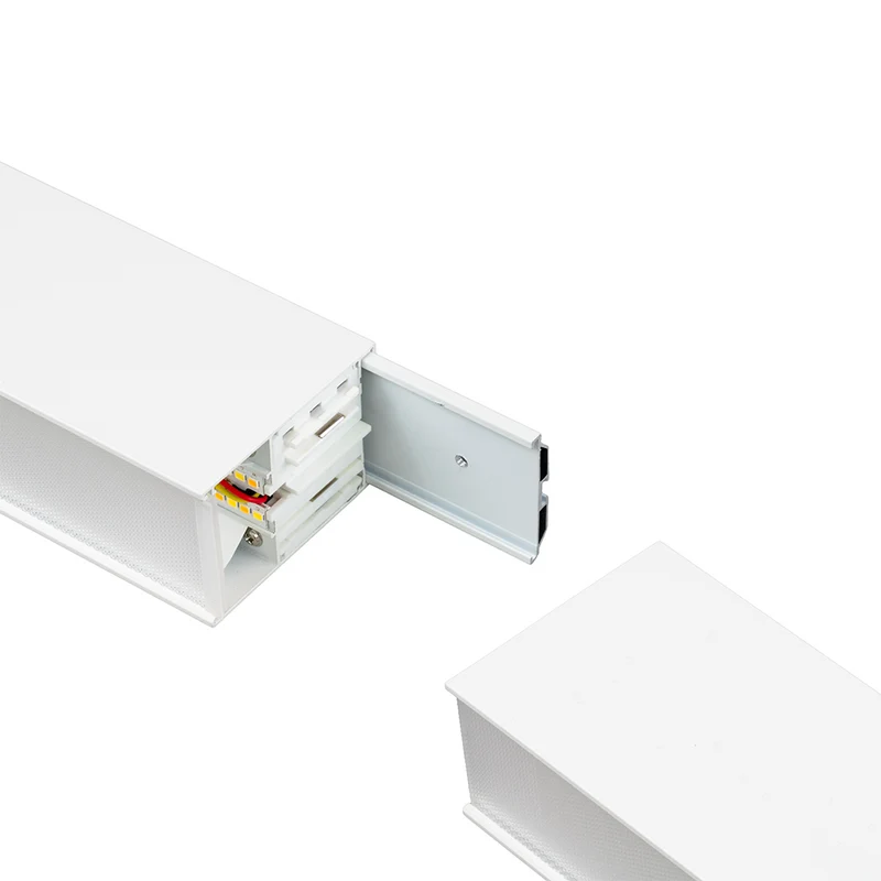 3er-Pack LED Büro-/Tresenleuchte Up&Down, weiß, 120 cm, 30 W, 3600 lm, UGR<19, 3000-6500 K (CCT), LIFUD Netzteil, erweiterbar, Aluminium