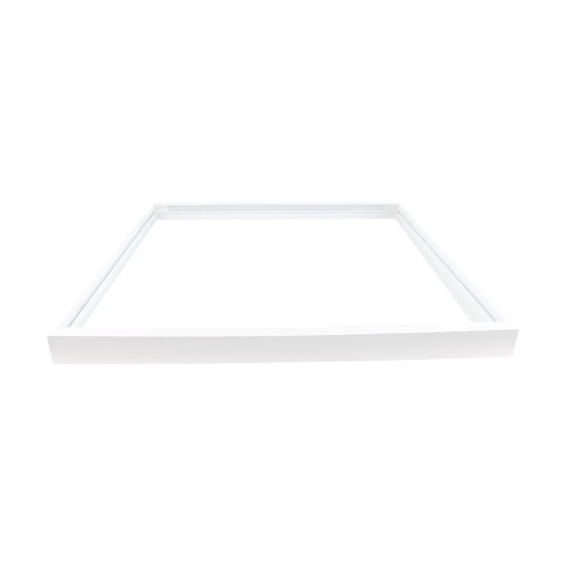 Aufbaurahmen für Backlit LED-Panel 62x62 cm, steckbar, weiß
