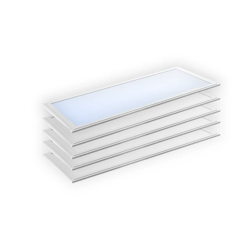 5er Pack LED Panelleuchte 120x30 cm, 36 W, 3.600 lm, 6000 K (kaltweiß)