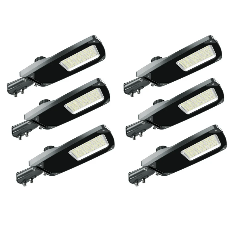 6er-Pack Profi LED-Straßenleuchte, 30 W, 4500 lm, 5000 K (neutralweiß), IP66, 0-10 V dimmbar