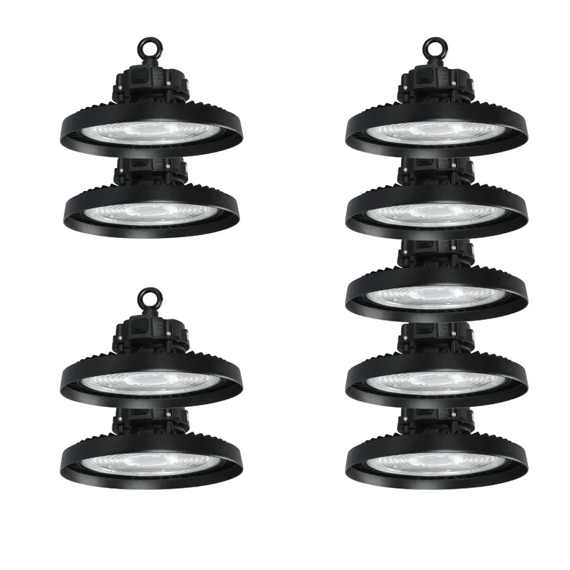 9er-Pack LED HighBay UFO, 200 W, 34000 lm, 4000 K (neutralweiß)