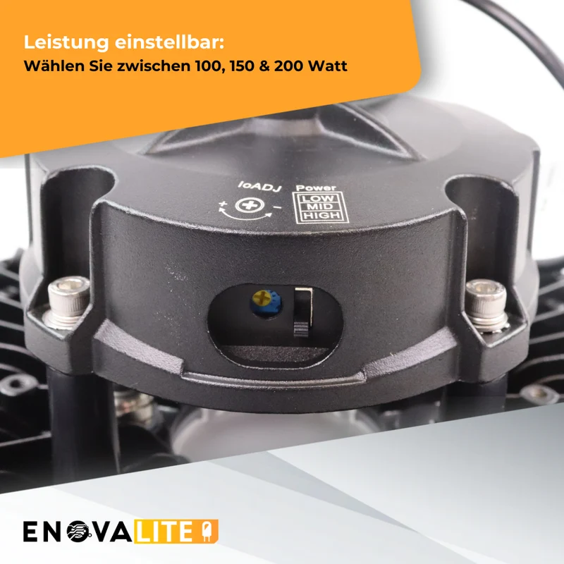 9er-Pack LED HighBay UFO, 200 W, 34000 lm, 4000 K (neutralweiß)