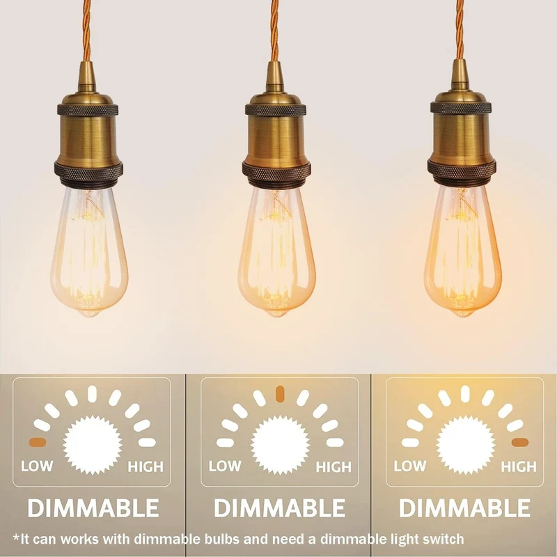 Pendelleuchte Esstisch Zimmer Deckenhalterung Licht 2m ~2924