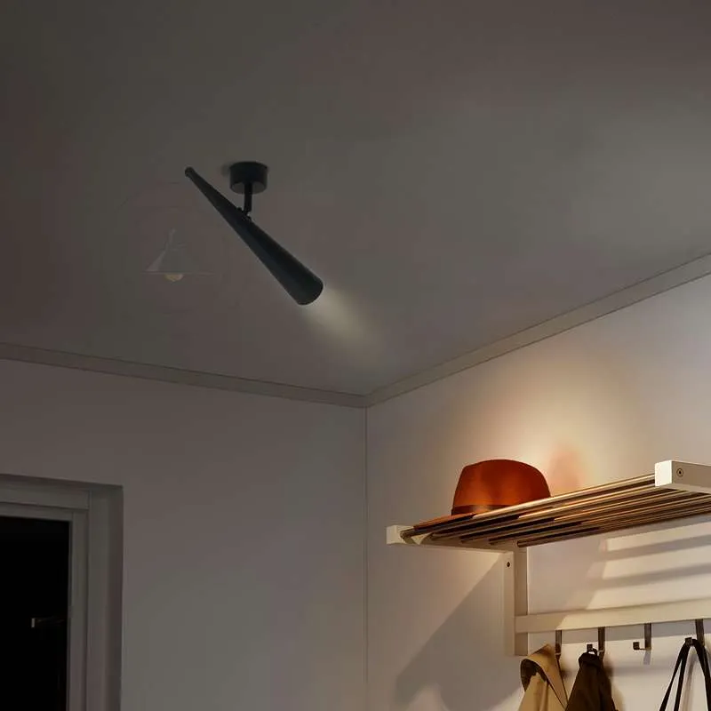 Moderne Wandleuchte in Schwarz Matt | GU10 Spot innen ~2622
