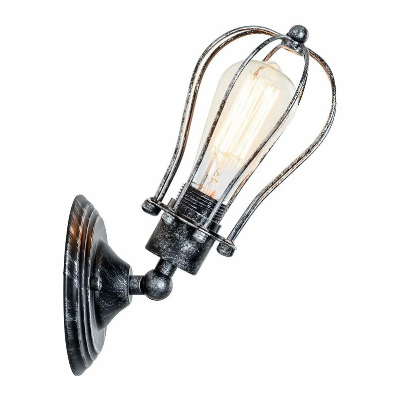 Industrielle Retro vintage Käfig wandleuchte ~ 2908