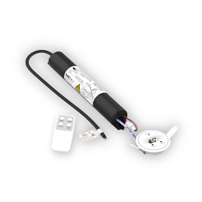 LED-Notstrom Downlight mit Fernbedienung – 3 h Notbetrieb, Einbauspot