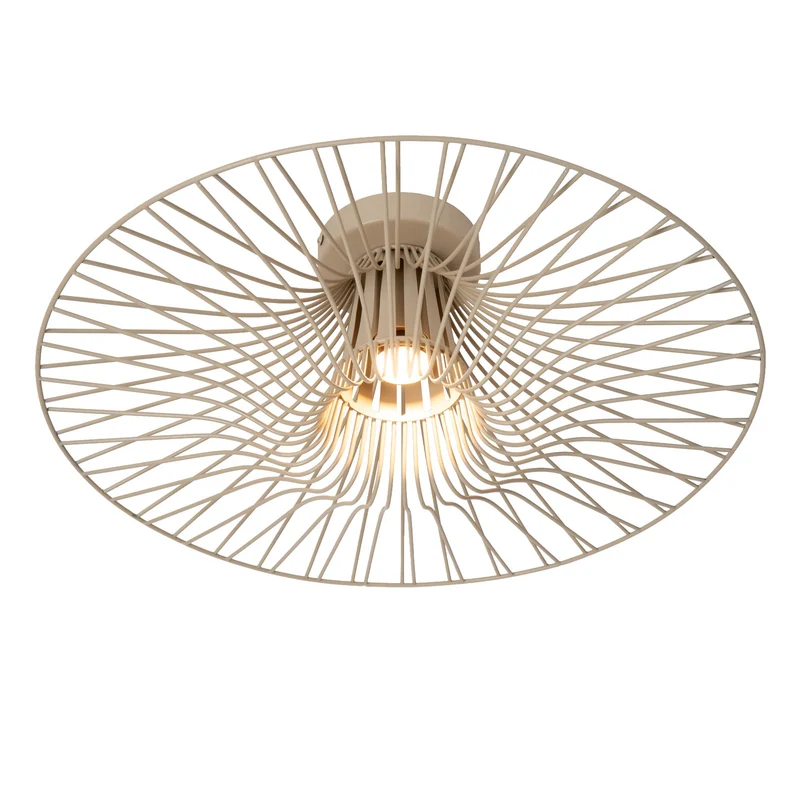 Deckenleuchte Ellis rund Ø 50cm Taupe