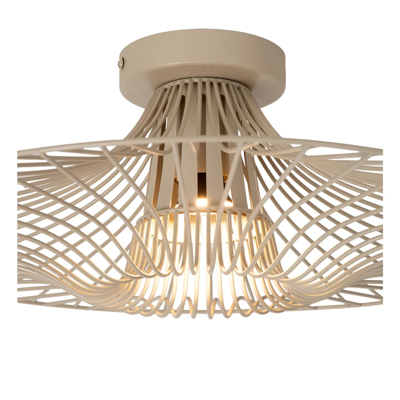 Deckenleuchte Ellis rund Ø 50cm Taupe