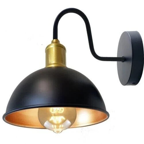 Moderner Schwarzer Lampenschirm für Wandleuchten~2902