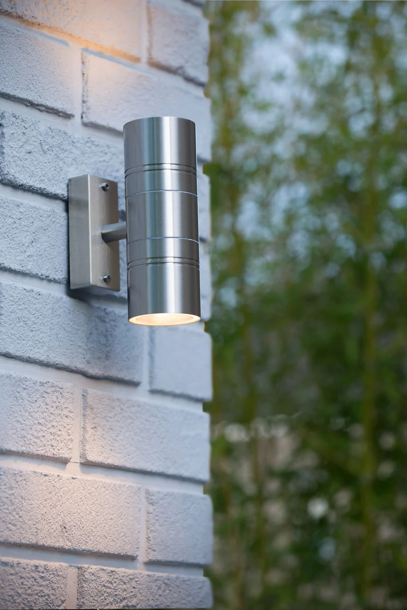 Außenwandstrahler Arne 2-flammig Up & Down LED IP44 Warmweiß