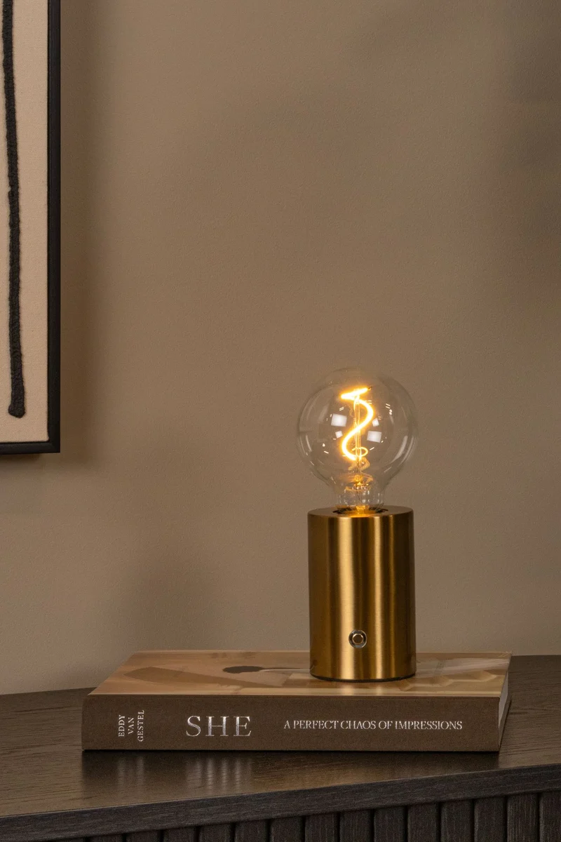 LED-Tischleuchte Vivo mit Akku, per Touch dimmbar