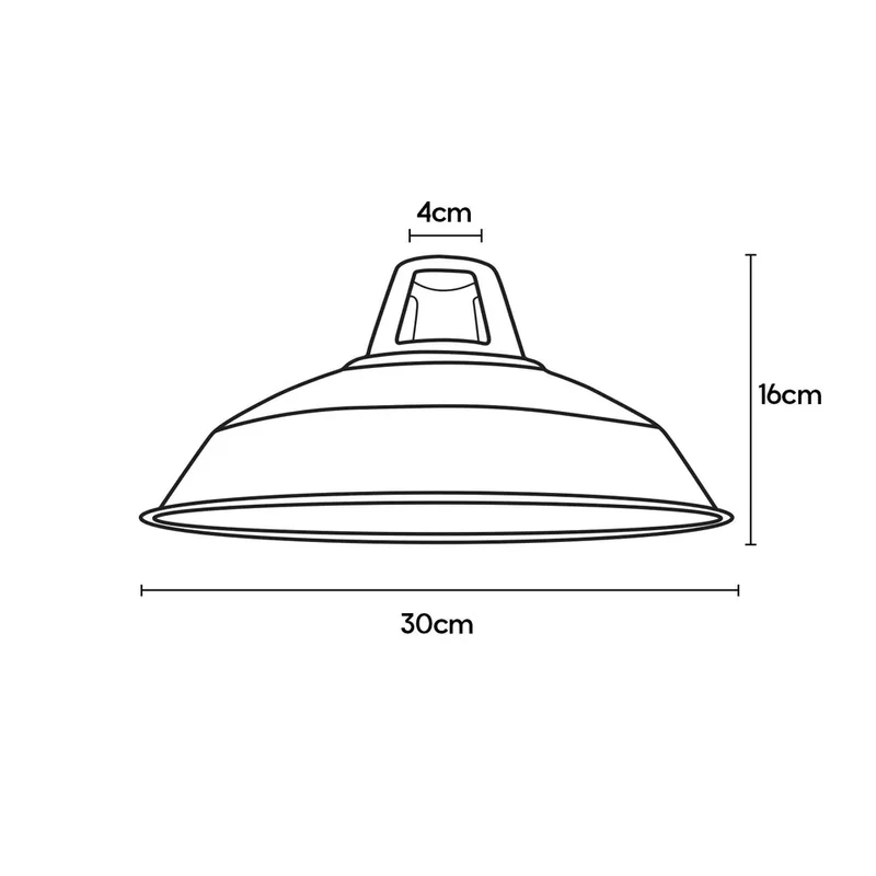 All Seasons Life Rétro Abat-jour en métal facile à installer Suspension pour cuisine