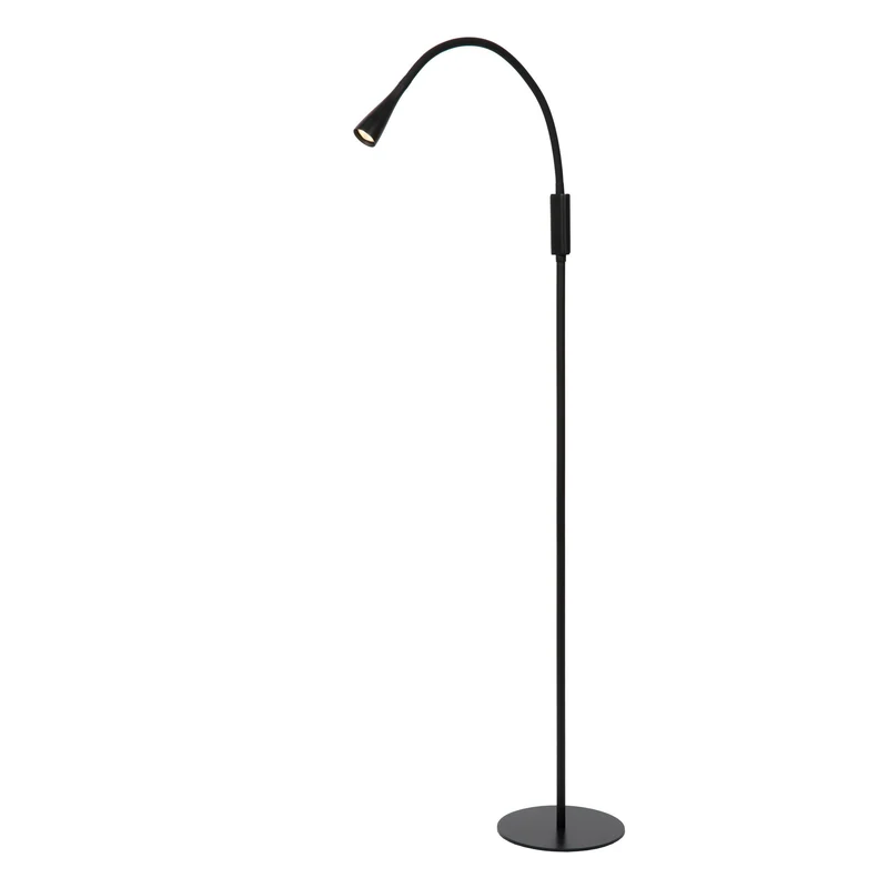 LED-Lese-Stehleuchte Zozy mit Touchdimmer und flexiblem Lesearm