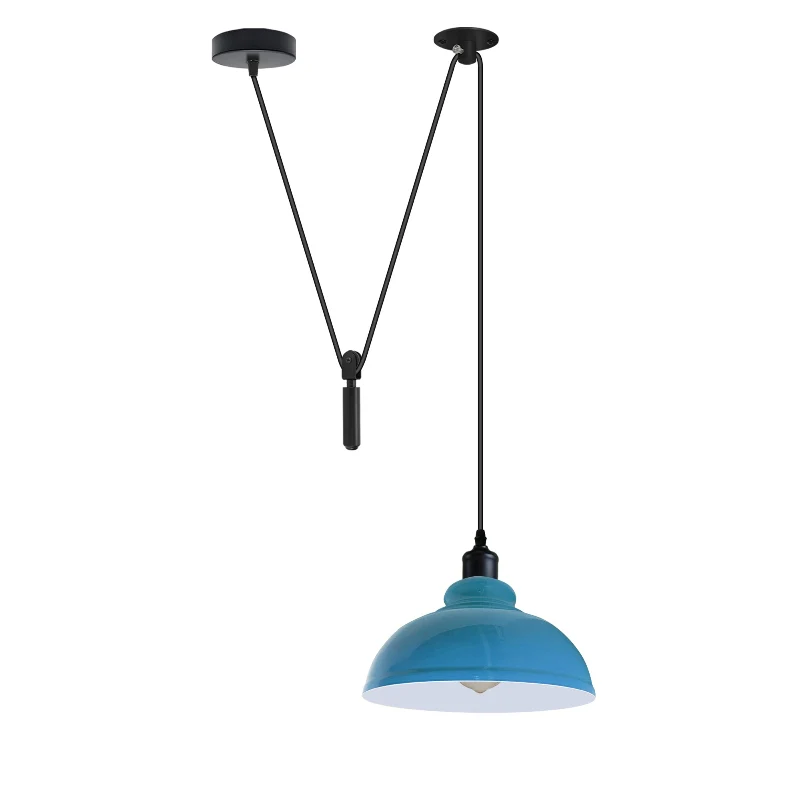 Industrial Pendelleuchte – Höhenverstellbar mit Seilzug, 29cm ~2850