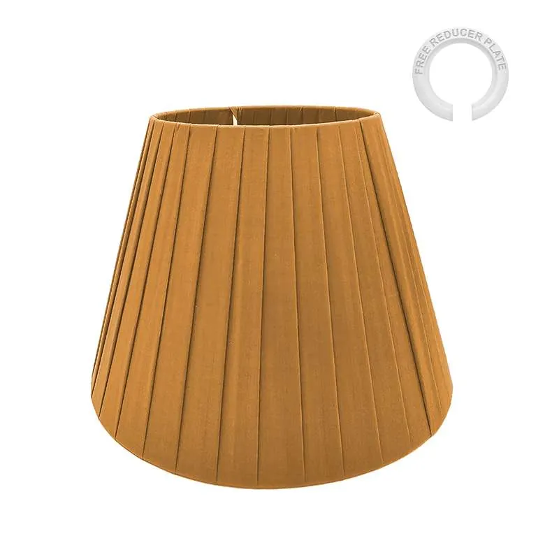 Plissee Lampenschirm Ø280mm Satin-Optik Deckenleuchte ~2849