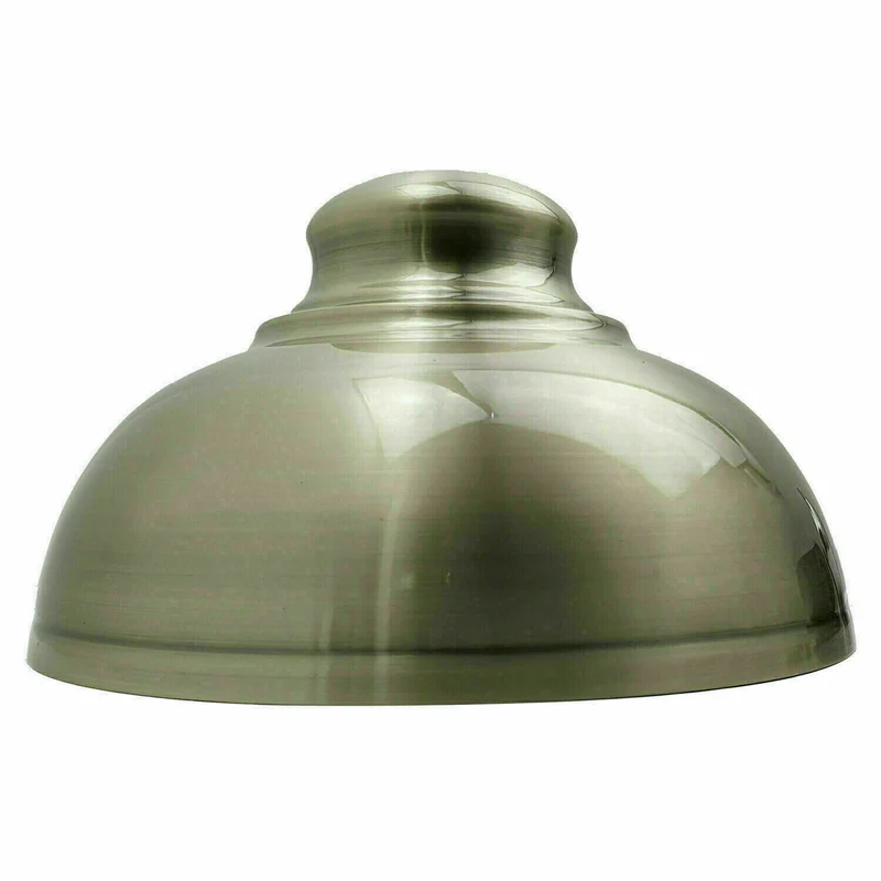 Grüner Messing-Pendellampenschirm aus Metall – 29 cm Retro-Design | 60 W~2884