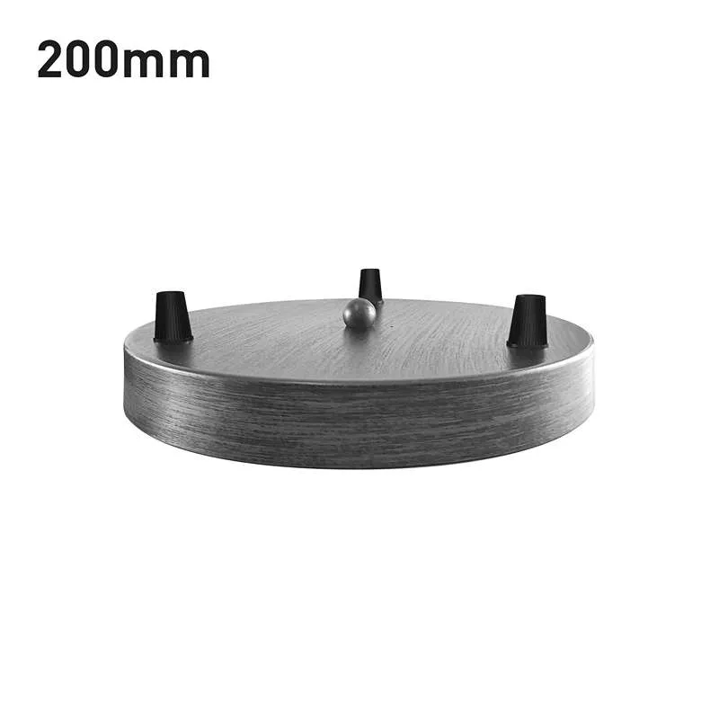 3-Loch Deckenrosette Runder Mehrfach-Baldachin (20cm) ~2690