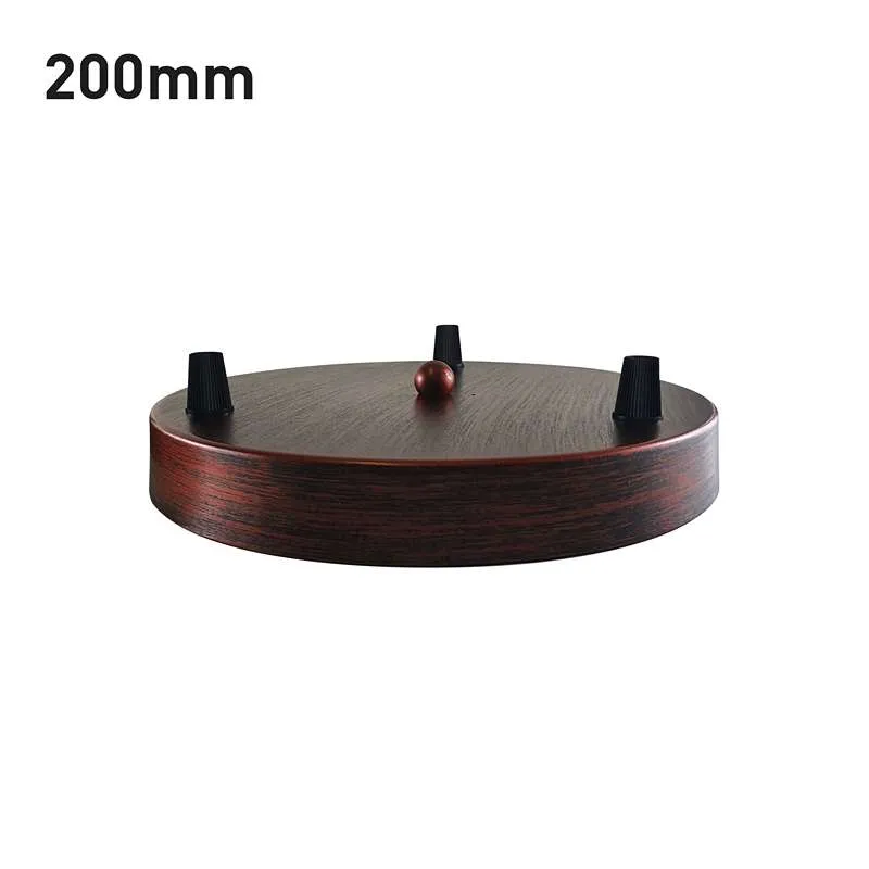 3-Loch Deckenrosette Runder Mehrfach-Baldachin (20cm) ~2690