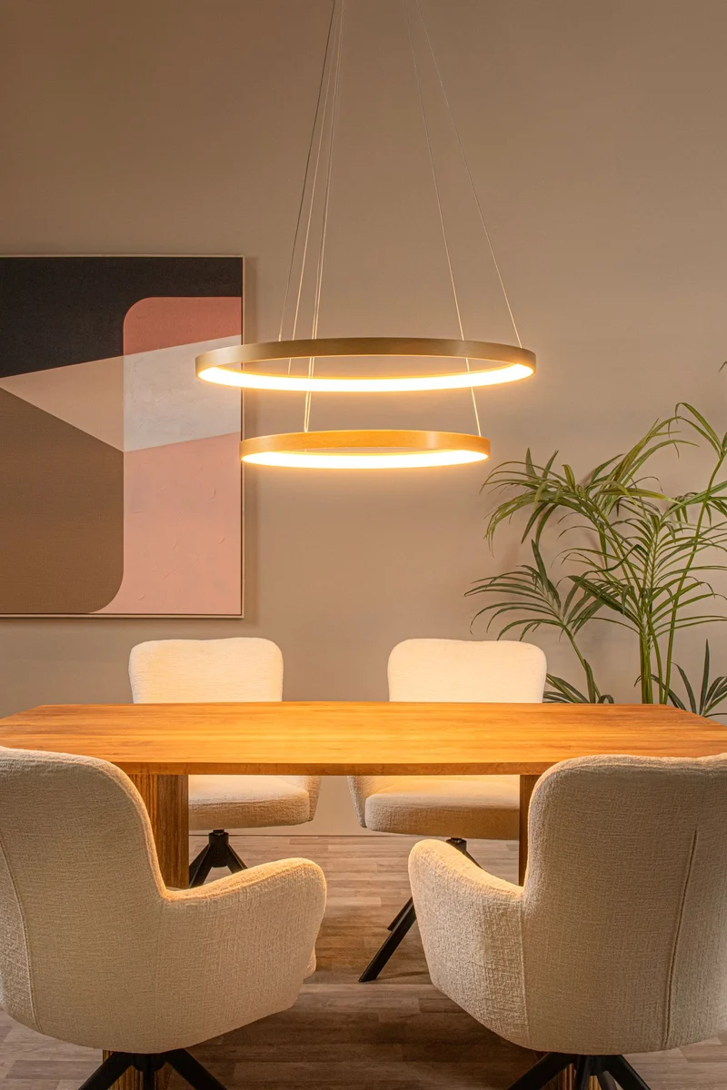 LED-Pendelleuchte Vidal dimmbar höhenverstellbar Ø 78cm Warmweiß