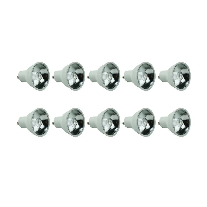 10er Pack LED Leuchtmittel GU10, MR16, 6W, 467lm, 2700K, 10°