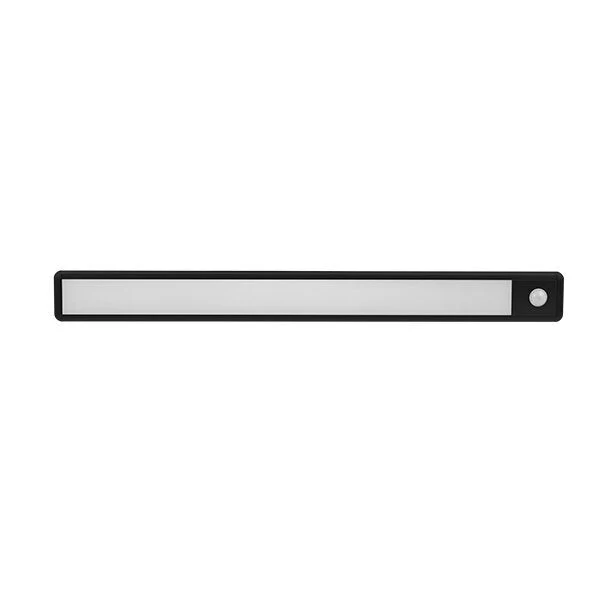LED Schrankleuchte mit Bewegungsmelder, 1,5 W, 24 cm, 100 lm, 3000 K (warmweiß), schwarz