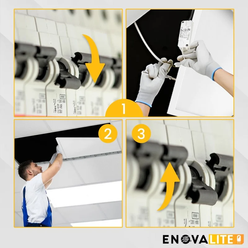 LED Panel, 120x30 cm, 36 W, 3600 lm, 3000 K (warmweiß)