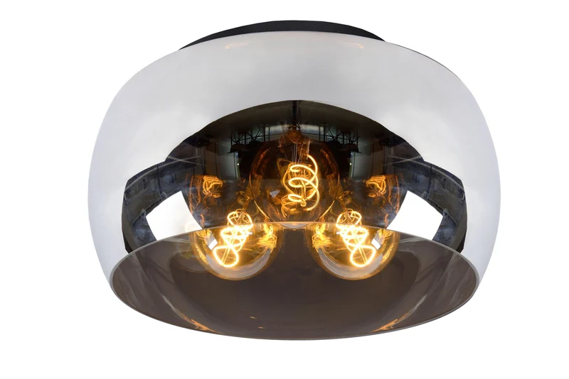 Deckenleuchte Olivia 3-flammig Rauchgrau Ø 40cm