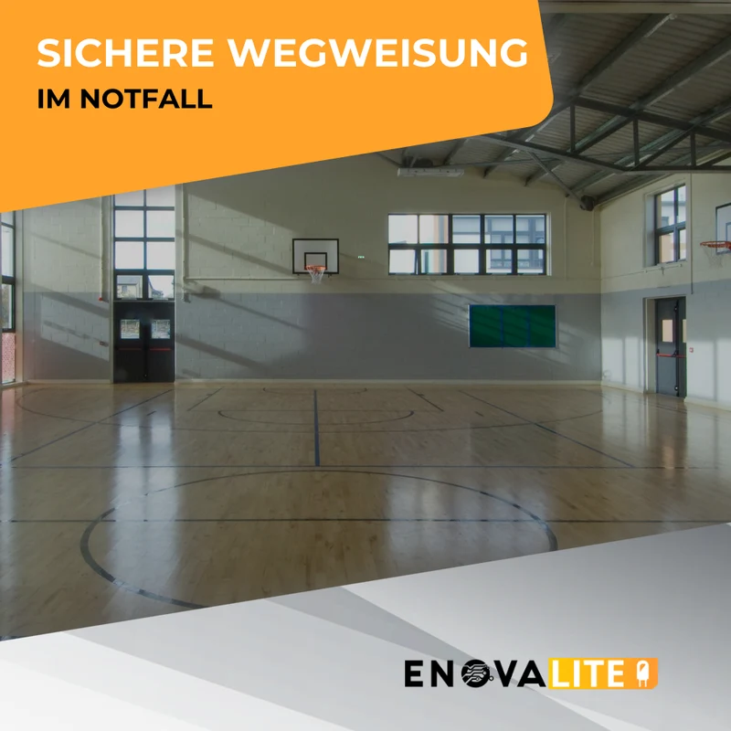 LED-Fluchtwegleuchte Twin-Spot mit Notstromakku 3h, 6 W, 300 lm, Testfunktion & Fernbedienung