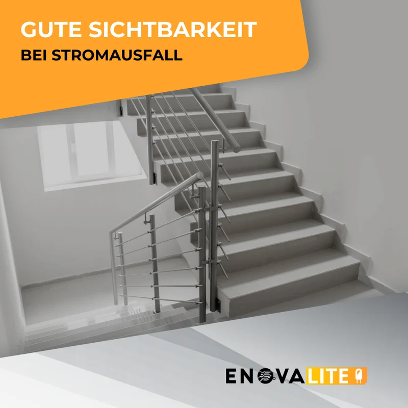 LED-Fluchtwegleuchte Twin-Spot mit Notstromakku 3h, 6 W, 300 lm, Test-Funktion