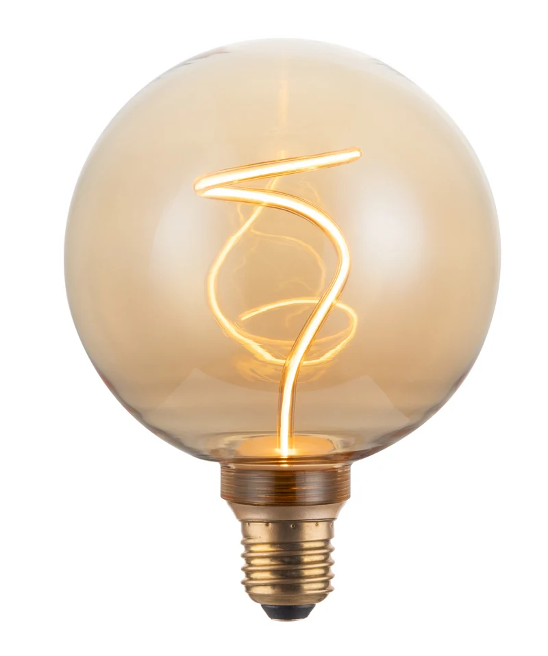 LED Filament Leuchtmittel, E27, 5 W, 200 lm, warmweiß 1800 K, dimmbar
