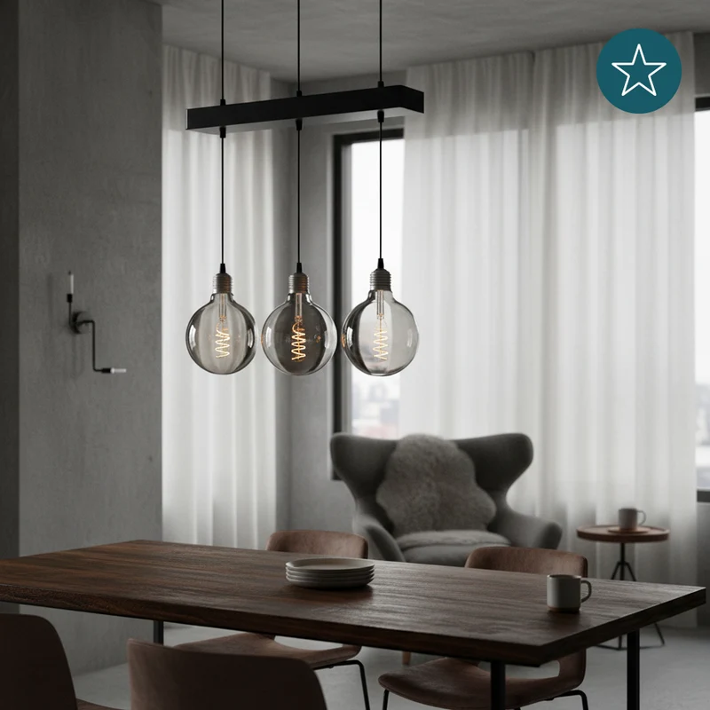 LED Filament Leuchtmittel, SPIRAL, Globe G95, E27, 4W, 40lm, 1800K, dimmbar