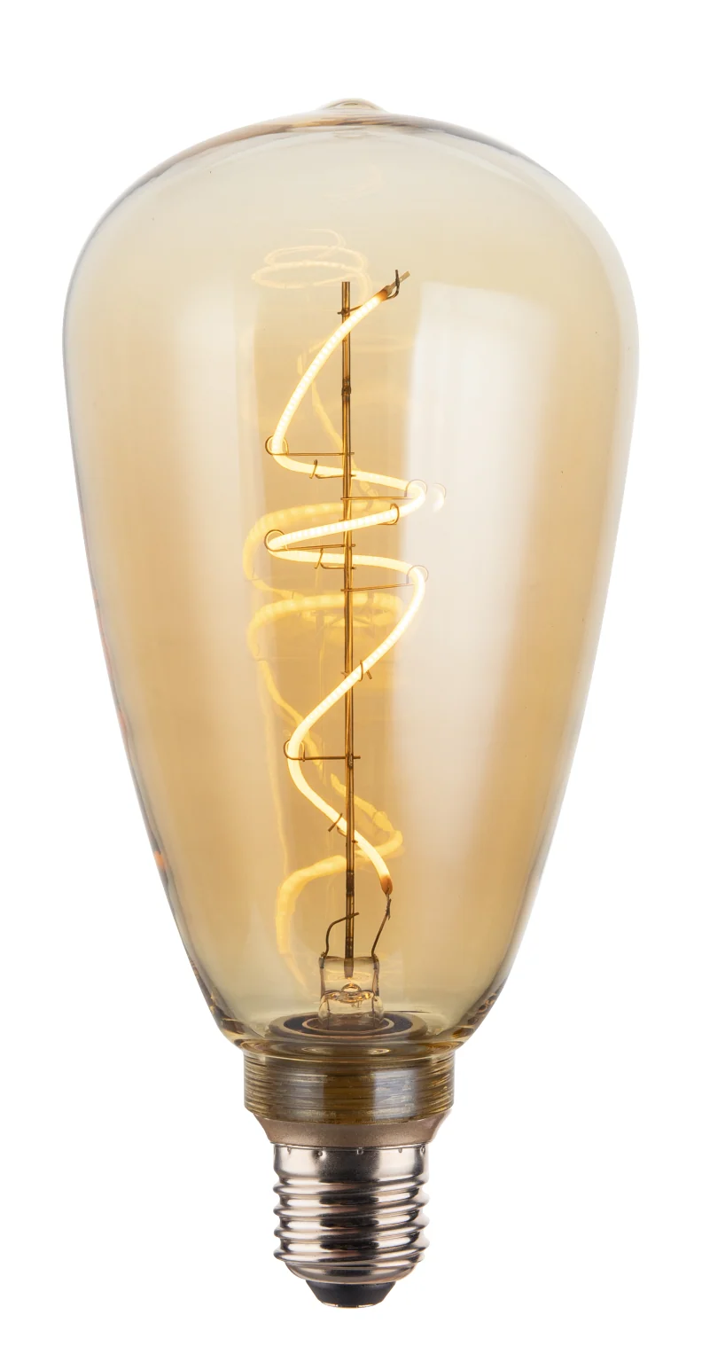 LED Filament Leuchtmittel, E27, 4 W, 265 lm, 2200 K warmweiß, dimmbar