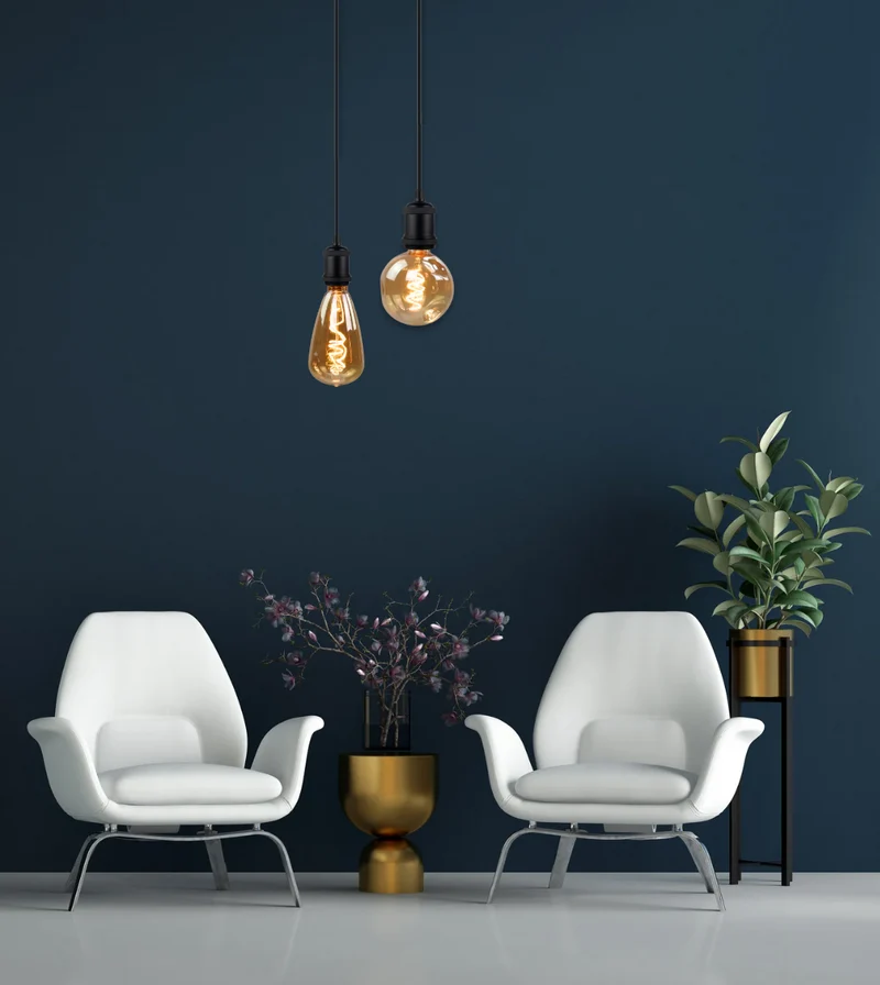 LED Filament Leuchtmittel, E27, 4 W, 265 lm, 2200 K warmweiß, dimmbar