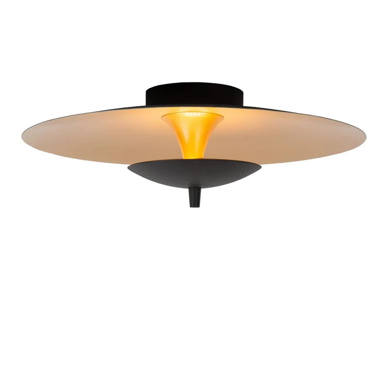 LED-Deckenleuchte Vulcan dimmbar Schwarz