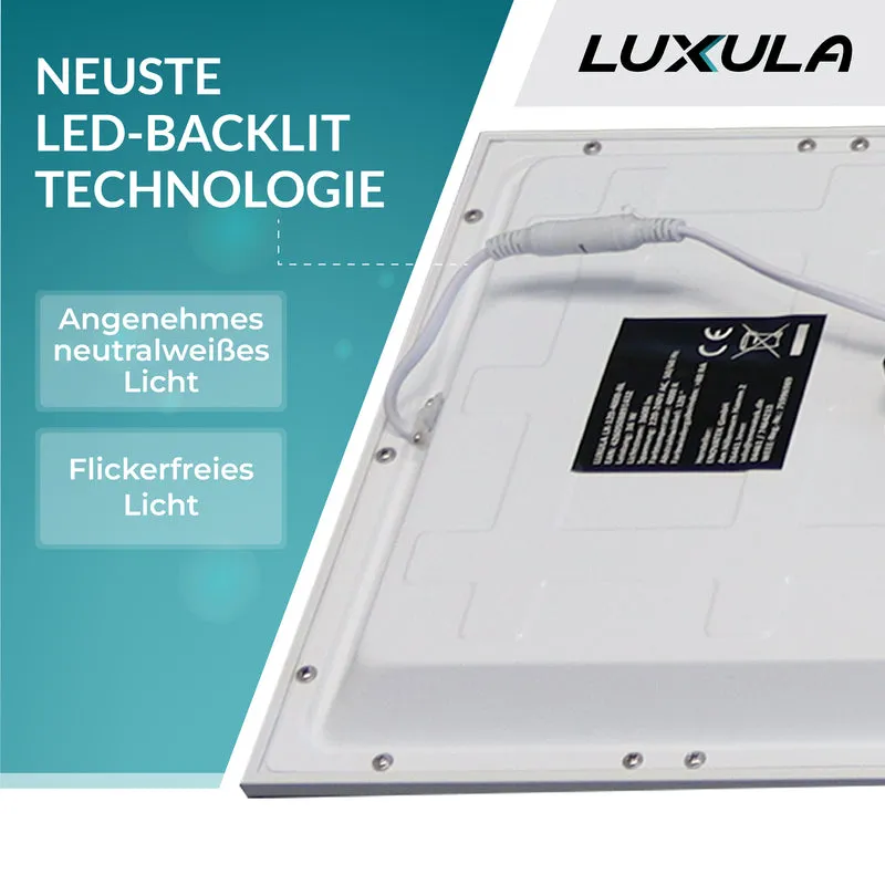 LED Panel, mit Montagerahmen, 120x30, 36W, 3600lm, 4000K, inkl Netzteil