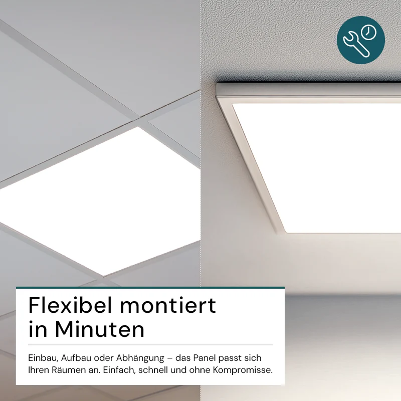 LED BackLit Panel UGR<19, 62x62 cm, 36W, 3600lm, 4000K