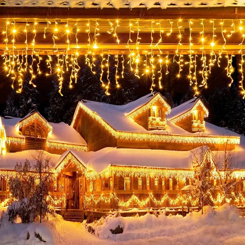 Kerst LED Gordijn String Light Decoraties voor thuis~2804