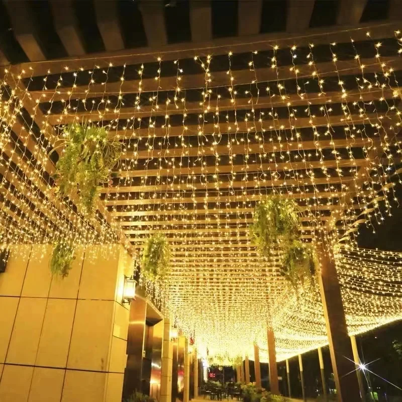 Kerst LED Gordijn String Light Decoraties voor thuis~2804