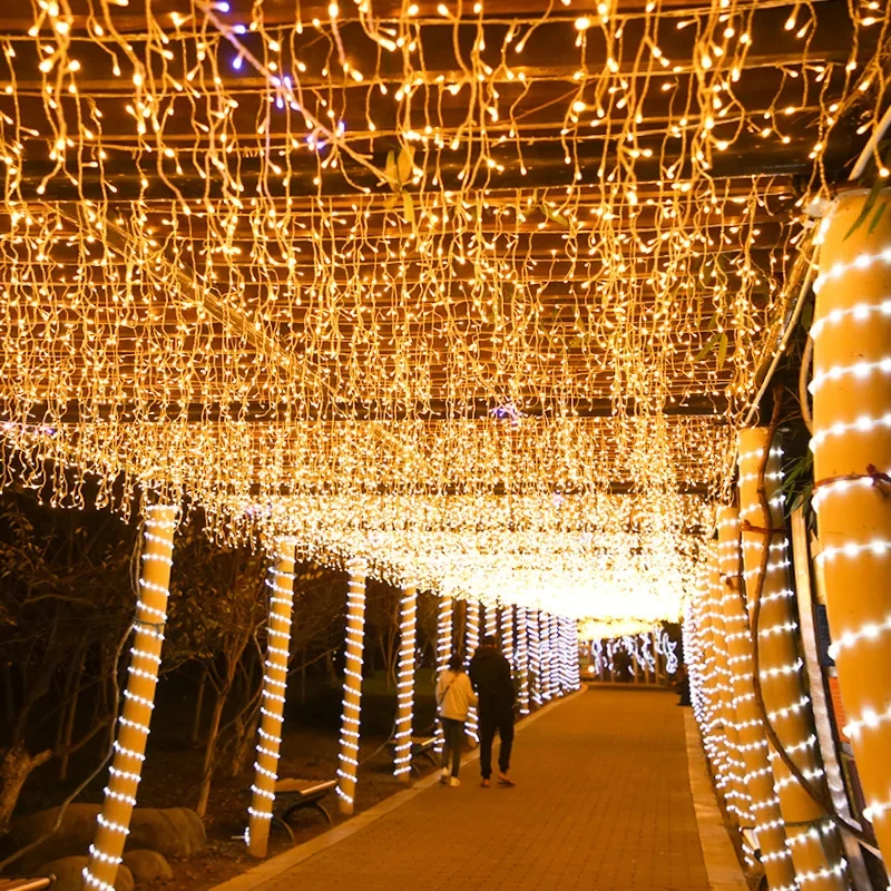 Kerst LED Gordijn String Light Decoraties voor thuis~2804