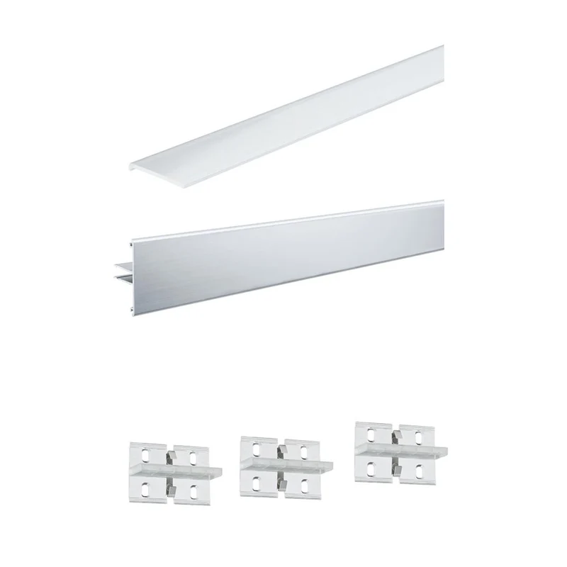 LED Strip Profil Duo 2m Alu-Eloxiert